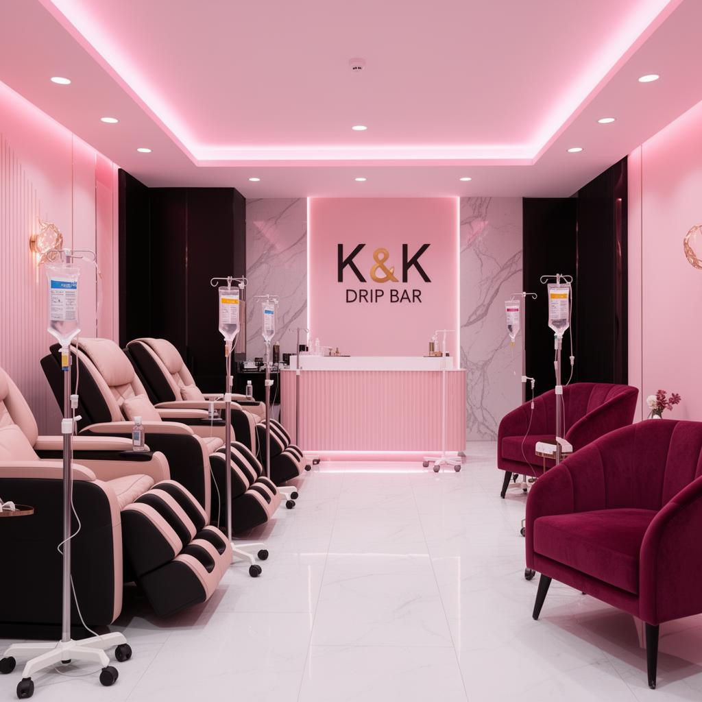 K&K Drip Bar clinic interior